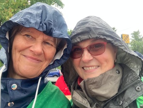 Varapj. Jaana Kauppinen ja pj. Sirkka Hamunen