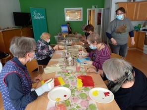 Tässä maalataan taulun pohjaa