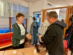 Mullamaa sai villasukat lahjaksi