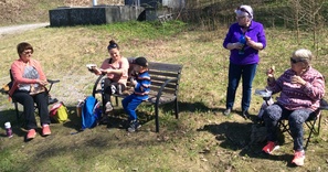 Kävelyn päälle kahvia ja evästä