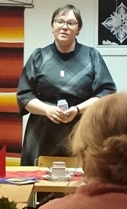 Vuoden 2018 puheenjohtaja Annika Vesterinen 